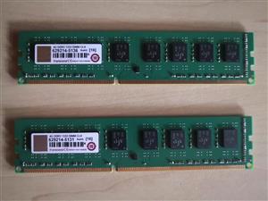2x 4GB DDR3-1333Mhz Ram