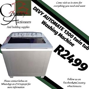 Devy Twinmate 1300 twin tub Washing machine