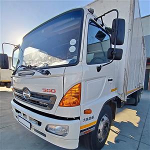 2017 Hino 500 1.5 ton closed body + tail lift for sale