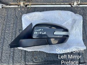 Left Side Mirror for Preface Suzuki Swift 