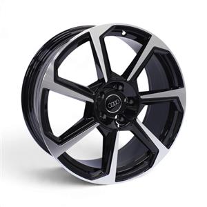 19″ VT-912 5×112 Black Machine Face Alloy Wheels