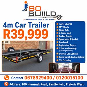 4m Car Trailers for sale on order