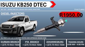 Isuzu KB250 DTEC Diesel Injectors 