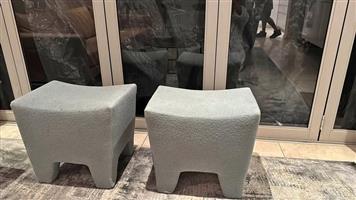 2 x ottomans from Wunders. Good condition. Collection in Seapoint.