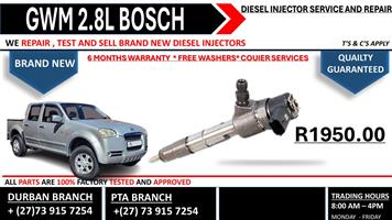 GWM 2.8L Diesel Injectors 