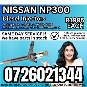 Nissan NP300 diesel injectors