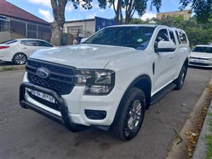2023 FORD RANGER SUPER CAB 2.0 Bi Turbo Diesel, Automatic Transmission, White Color, Mileage
