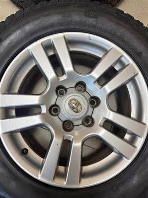 Prado rim 18inch with 265/50 R18 general grabber