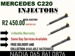 MERCEDES C220 DIESEL INJECTORS FOR SALE OR TO RECON