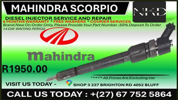Mahindra Scorpio Diesel Injectors on Recondition