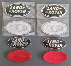 Land Rover Defender oval badges emblems 