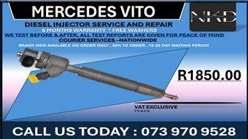 Mercedes Vito Diesel Injectors 