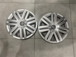 2021 VW POLO SEDAN WHEEL CAPS FOR SALE. IN EXCELLENT CONDITION