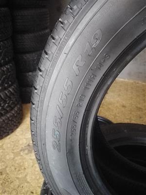 255/55/19 Pilleri scorpion Verde tyres 