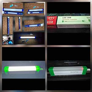 Magnetic USB Chargeable 60w and 20w LED lightbars.