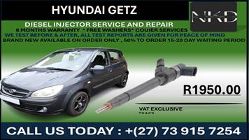 Hyundai Getz Diesel Injectors 