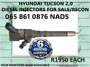 HYUNDAI TUCSON 2,0 DIESEL INJECTORS FOR SALE /RECON WITH WARRANTY RUSTENBURG