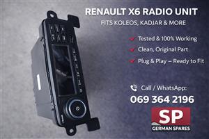 RENAULT X6 RADIO UNIT 