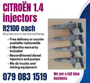 CITROËN 1.4 INJECTORS FOR SALE WITH WARRANTY 