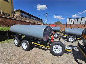  3000L Mild Steel Fuel mobile tank trailer 