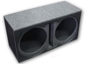 15″ Dual Subwoofer Enclosure Vinyl Finish with port