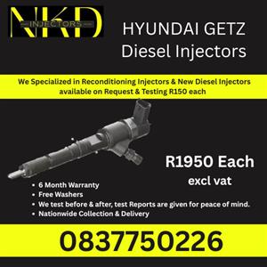 HYUNDAI GETZ DIESEL INJECTORS FOR SALE