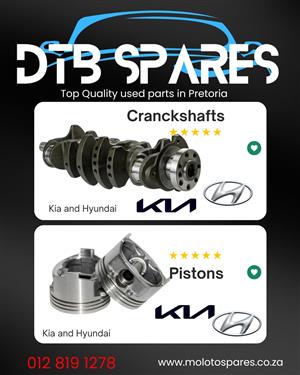 Pistons for Kia and Hyundai