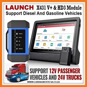 LAUNCH X431 V+ WITH HD3 TRUCK MODULE