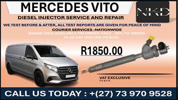 Mercedes Vito Diesel Injectors 