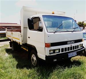 Isuzu N4000 4cube tipper with dropsides for sale