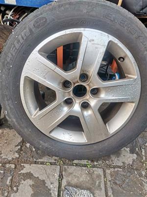 Audi mag and tyre