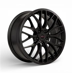 17″ A-Line Zenith 5/100 Satin Black Flow Form Alloy Wheels
