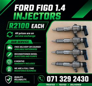FORD FIGO 1.4 INJECTORS FOR SALE WITH WARRANTY 