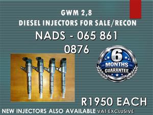 GWM 2.8 DIESEL INJECTORS FOR SALE FOR GWM 2.8