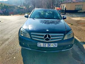 2008 Mercedes Benz C180 Petrol, Automatic, Blue, 91000kms, Leather seats Spare key