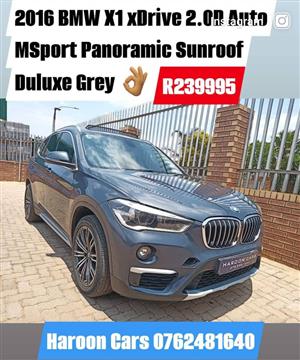  2016 BMW X1 xDrive 2.0D Auto Sunroof panoramic sunroof
