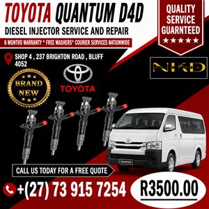 ULTIMATE DIESEL INJECTORS DENSO QUANTUM D4D 2KD NEW