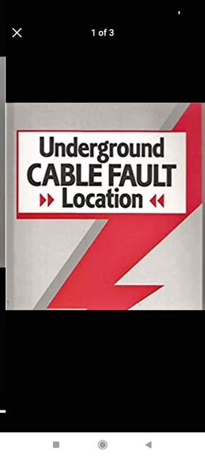 Underground Cable faults