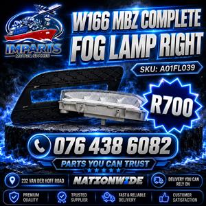 W166 MBZ COMPLETE FOG LAMP RIGHT