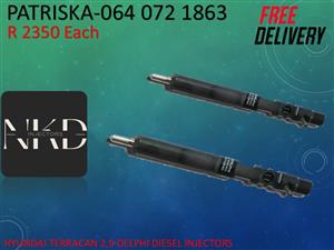 HYUNDAI TERRACAN 2,9 DIESEL INJECTORS