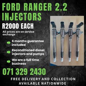 FORD RANGER 2.2 INJECTORS FOR SALE WITH WARRANTY INCLUDED 