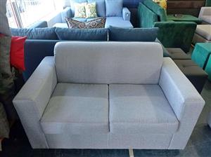 Two seater couch light grey