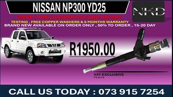 Nissan NP300 YD25 Diesel Injectors 