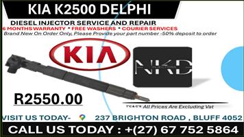 Kia K2500 Delphi Diesel Injectors on Recondition