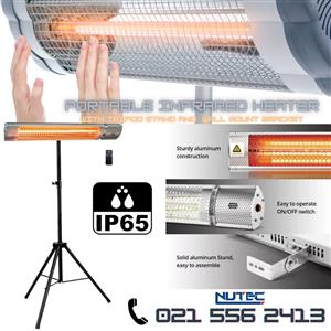 Portable Infrared heater Y2020. With tripod stand, wall mount bracket and remote