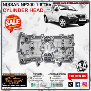 NISSAN NP200 1.6 16V CYLINDER HEAD