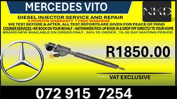 Mercedes Vito Diesel Injectors 