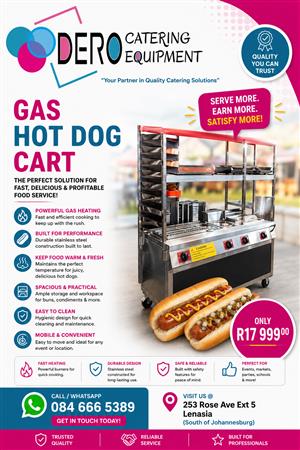 GAS HOT DOG CART 