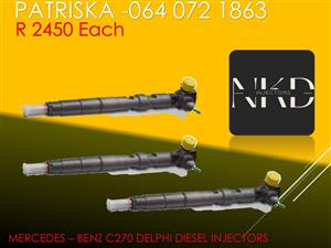 AFFORDABLE DIESEL INJECTORS FOR MERCEDES C270 DELPHI INJECTORS FOR SALE