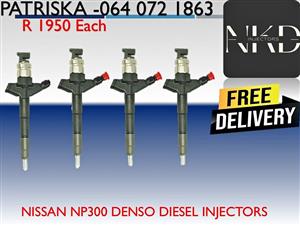 NISSAN NP300 DENSO DIESEL INJECTORS FOR SALE
